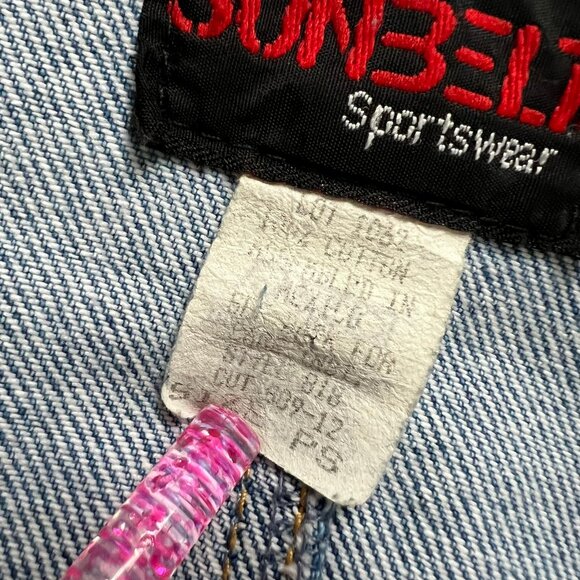 Vintage Sunbelt Long Denim Jean Jacket Duster Coat One Size Excellent Oversized - Picture 6 of 7